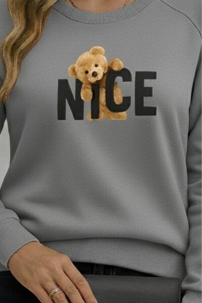 JANES    Women's Long Sleeve Crew Neck Viscose Two Thread Blouse