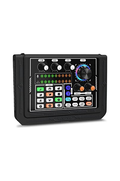 WOTOBE P80 Taşınabilir Profesyonel Podcast Stüdyo Mikser