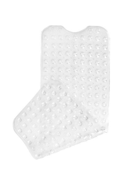Generic Bathtub AntiSlip Mat Transparent White 100x40cm