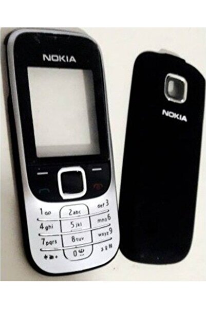 OEM Nokia 2330 Uyumlu Telefon Kapağı (Sİyah/Gri)