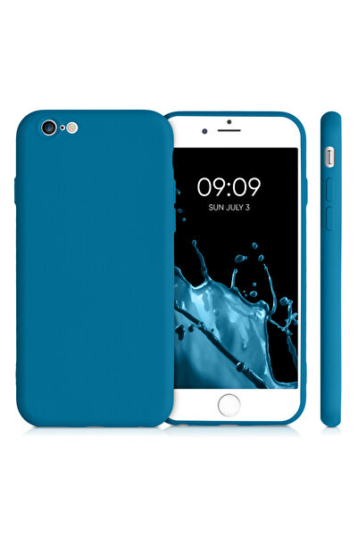 KWmobile Case for iPhone 6 / iPhone 6s, Silicone, Blue, 49980.224