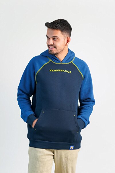 Fenerbahçe Original Navy Blue Hooded Sweatshirt Buy 1 Get 1 Gift