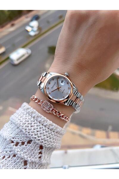 Ferrucci Vintage Series 2 Years Warranty New Season 3 Atm Water Resistant Women Wristwatch Fc.F03609.5