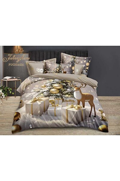 OEM Bedding set, 220x230cm, 6 pieces, Christmas