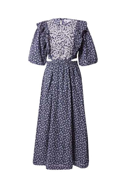 Warehouse (Ay) Floral Embroidered Yoke Midi Dress Dress Women