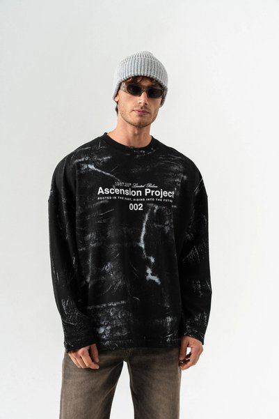 go gang own Ascension Brush Crew Neck Sweatshirt