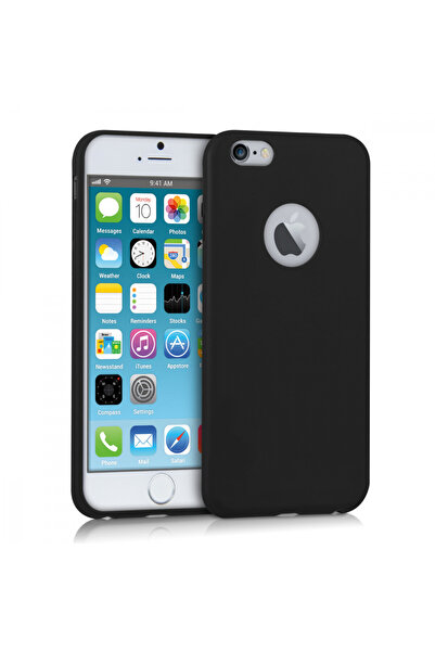 KWmobile Case for Apple iPhone 6 / iPhone 6s, Silicone, Black, 33100.01