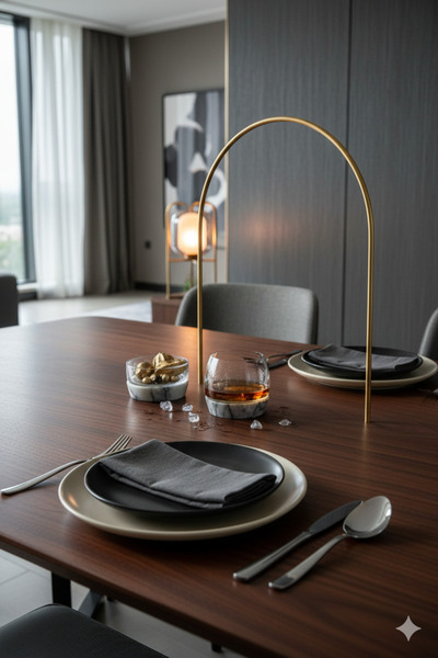 NUDE Chill Marble Base Crystal Glass Whiskey Glass and Snack Bowl Set - Special Design Presentation Set