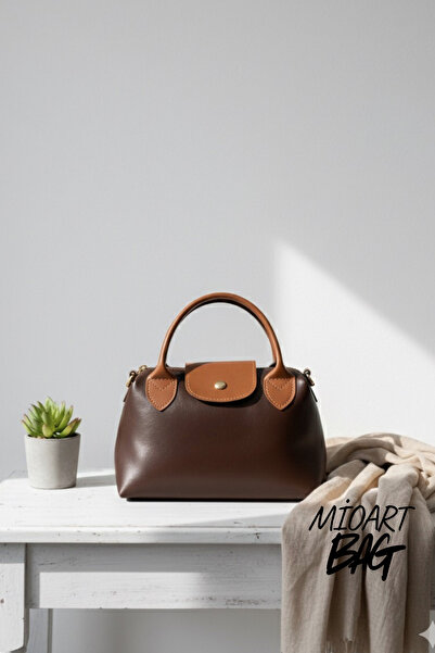 MioArt حقيبة يد وكتف نسائية صغيرة الحجم بمقبض من الجلد الصناعي