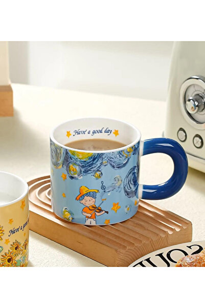 hediyeofisi Van Gogh Prince Designed Premium Ceramic Mug