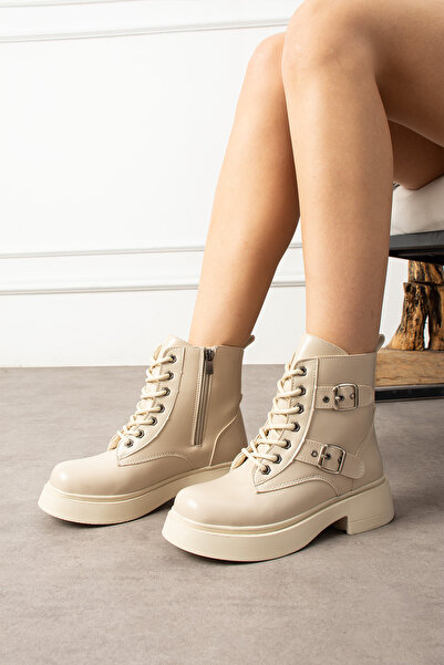 LEYDİ SHOES ΜΠΟΤΕΣ ΜΕ ΚΟΡΔΟΝΙΑ ΚΑΙ ΚΛΙΠΑΡΙΑ ΣΑΧΡΑ