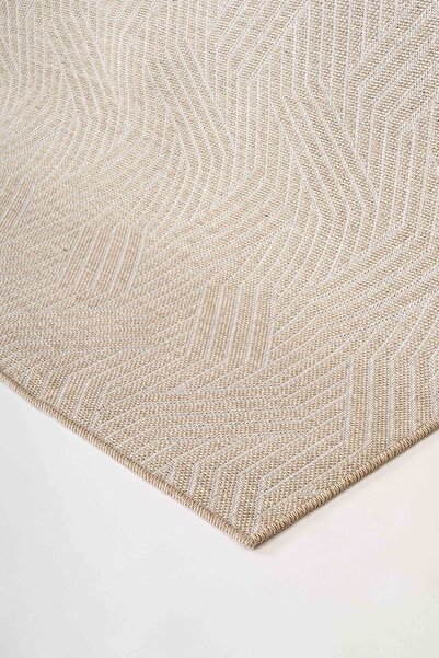 Lorente Home Alegra Beige Woven Jute Non-Slip Base Sisal Rug Washable Entrance Carpet 1833