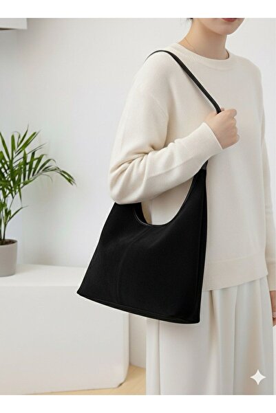 Madame Women's Shoulder Bag Soft Exterior Textured Quality Craftsmanship Lined Eyelet Suede Leather Handbag with Zipper