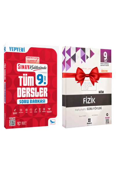 Sınav Yayınları 9. Sınıf Tüm Dersler Soru Bankası+ Başka 9. Sınıf Fizik Soru ...