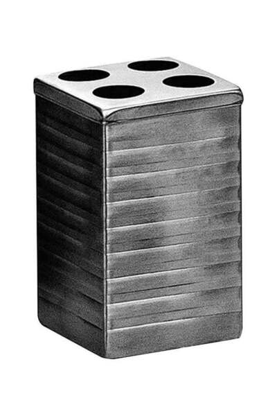 Generic Bathroom Accessories - Toilet Brush And Holder - Stainless Steel Squa...
