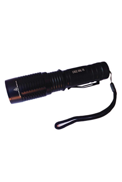 shopU Lanternă cu zoom digital T6 101b, 3 faze de iluminare