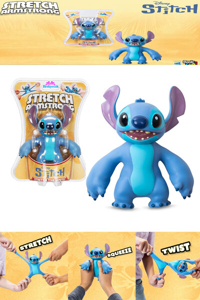 hediyecik Orjinal Stitch Stretch Esneyen Uzayan Yumuşak Figür 15 Cm