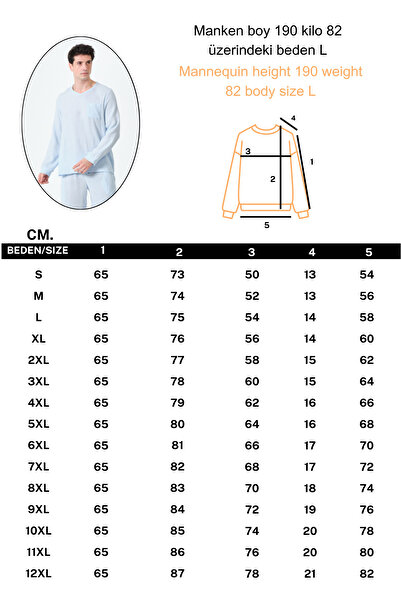 RELAXL 100% Cotton Muslin Relaxed Fit Long Sleeve T-Shirt Ice Blue