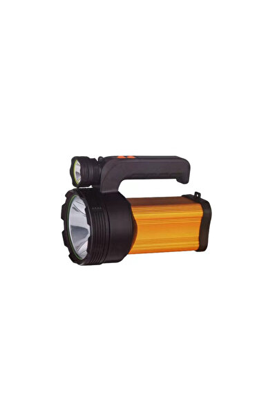 KlaussTech professional flashlight, 12000 mAh battery, 100W, USB charging, powerbank function