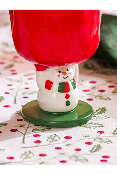 LC Waikiki Mixed Snowman Figured Ceramic Bowl from Renkli̇mağazadan 15 cm