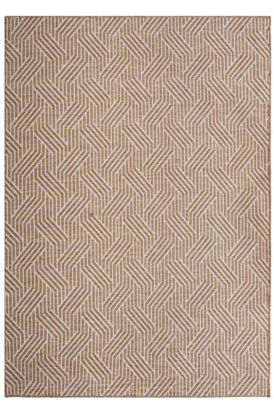Lorente Home Alegra Light Brown Woven Jute Non-Slip Base Sisal Rug Washable Kitchen Carpet1834