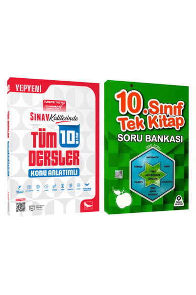 Sınav Yayınları 10. Sınıf Tüm Dersler Konu Anlatımlı+ Örnek Akademi Tek Kitap...