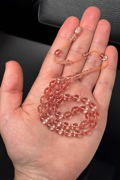 TESBİHKENTİ Mahmut Başkale Series Fire Amber Prayer Beads