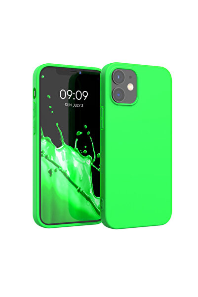 KWmobile Case for Apple iPhone 12 / iPhone 12 Pro, Silicone, Green, 53939.44
