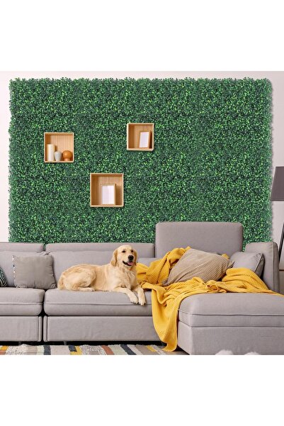 genric لوحة حائط من العشب الصناعي من ون ديكور - ١٢ قطعة، ٤٠×٦٠ سم، خضرة الأوك...