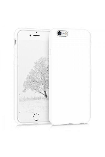 KWmobile Case for Apple iPhone 6 / iPhone 6s, Silicone, White, 35176.48