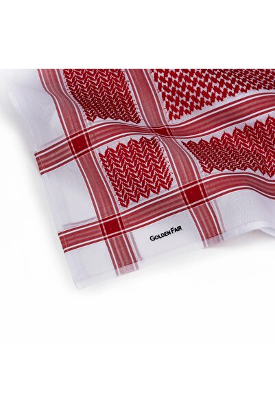 First Life GOLDEN FAIR Red Shemagh