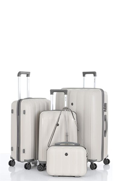 MÇS 305 POLİPROPİLEN KIRILMAZ 4 LÜ VALİZ SETİ