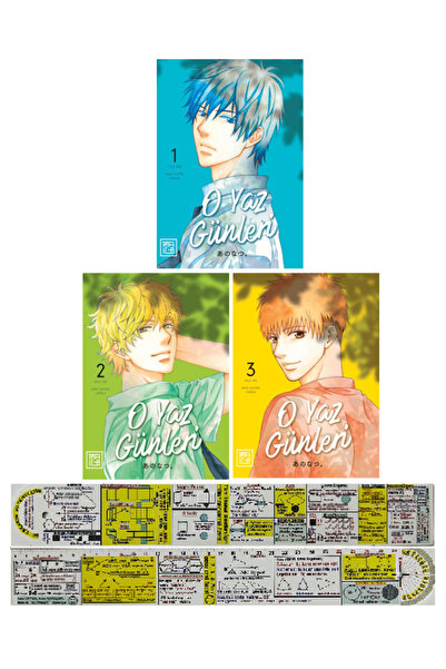 Destek Yayınları O Yaz Günleri 1-2-3. Ciltler Manga Seti + Özel Cetvel