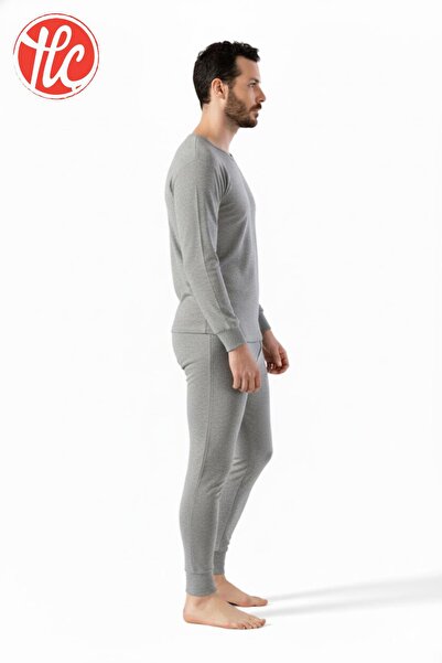 LÜXDRM Lüx Drm 1136 Men's 100% Cotton Fleece-Lined Warm Interlock Underwear Bottom and Top Set