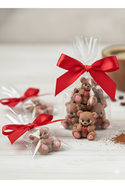 ksana choco Kalpli Ayıcık Çikolata – KsanaChoco El Yapımı Özel Seri (36 Adet)