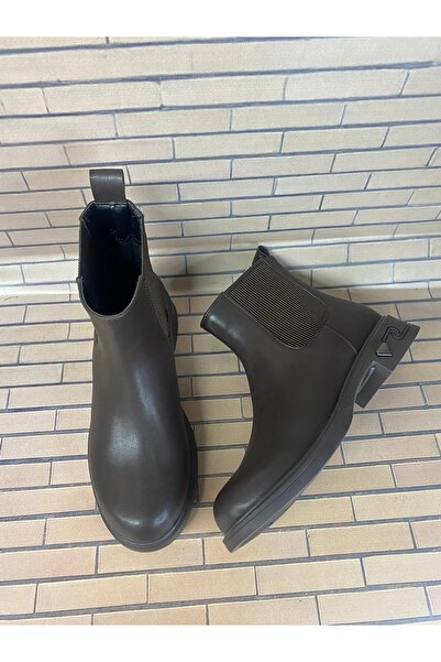 Casual Hakiki deri kauçuk taban çok rahat kışlık Bot