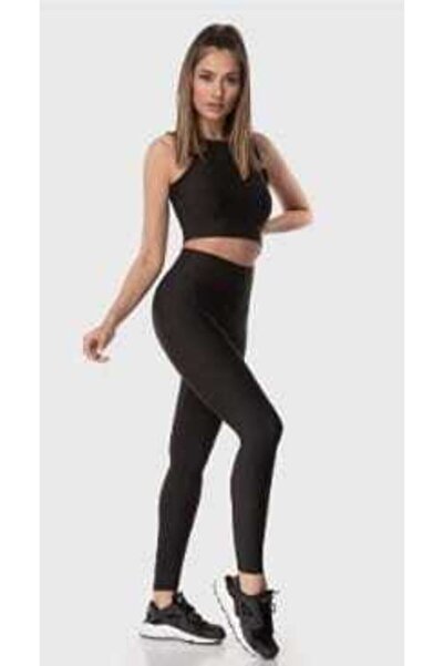 Tusebu Women's Black High Waist Shaping / Sculpting Sports Leggings – Flexible Stretch Fabric , Comfortable