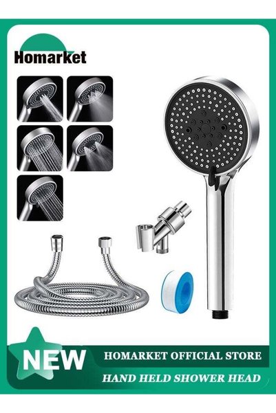 Generic Filtered Shower Head, High Pressure 5 Spray Mode Handheld Showerhead ...