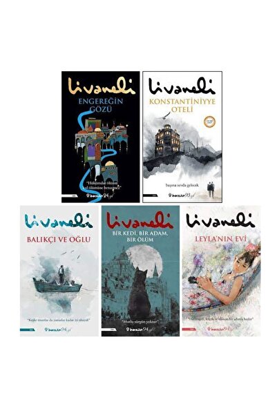 Yapı Kredi Yayınları Zülfü Livaneli 5 Kitap Set-engereğin Gözü-konstantiniyye...