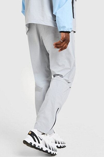 Nike Tech Sportswear Fleece Woven Open-Hem Gray Men's Sweatpants