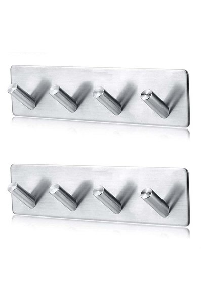 Generic 2Pack Waterproof Bathroom Towel Robe Hook Adhesive Hooks Heavy Duty W...