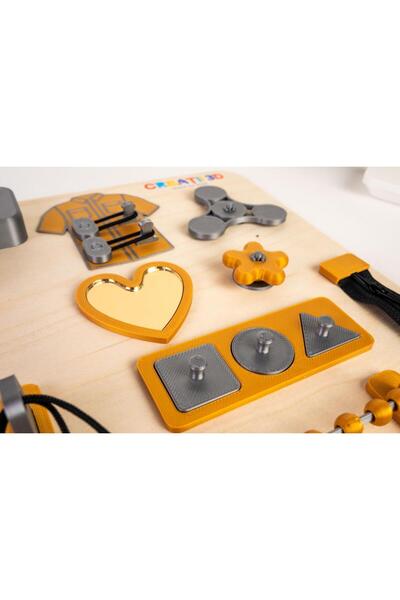Creatii 3D Busy board – "COMPLEX You took my board..." Gray with gold