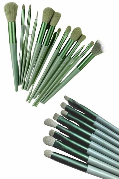 ZERO LAND Set de pensule profesionale pentru machiaj MTXDPN Set de pensule cu peri moi, 13 piese (182652) Pensula pentru fard de pleoape