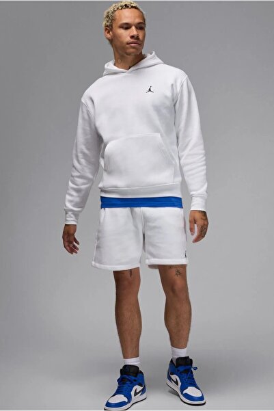 Nike Jordan Brooklyn Fleece Short White Cotton Men's Shorts