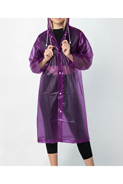 Boldy Oversized D Raincoat - Hooded Raincoat - Snap Fastener Raincoat - Unisex Oversized Raincoat -Raincoat