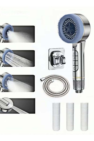 Generic Shower Head with Handheld, Heads High Pressure, Filtered Hose, Bracke...
