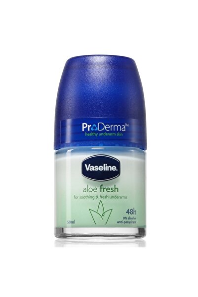 Vaseline Aloe Fresh Roll-On 50 ml – 48h Antiperspirant Deodorant, 0% Alcohol, Protection and Cooling