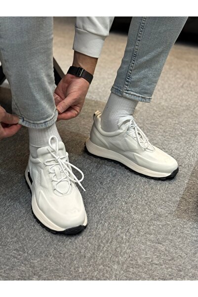 Avni Ceylan Krafto Model Leather Sneaker Shoes