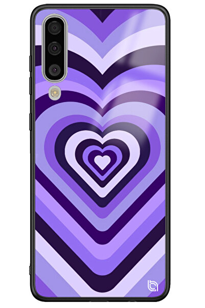 WANNA PROTECT حافظة هاتف سامسونج جالاكسي A70 بتصميم قلوب أرجوانية فاخرة لامعة...