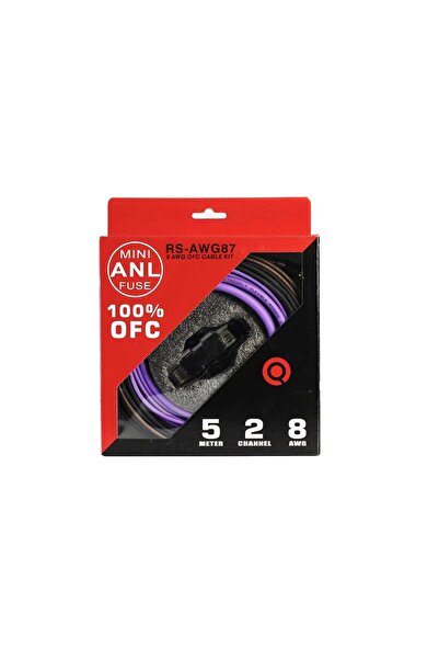 woodstar RS-AWG87 Oto Anfi Kablo Seti 8ga